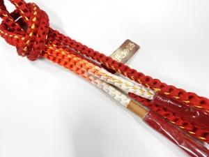 未使用品　正絹　手組帯締め